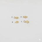 (1-2001) Laminado de oro - Colgantes pequeños - BGF