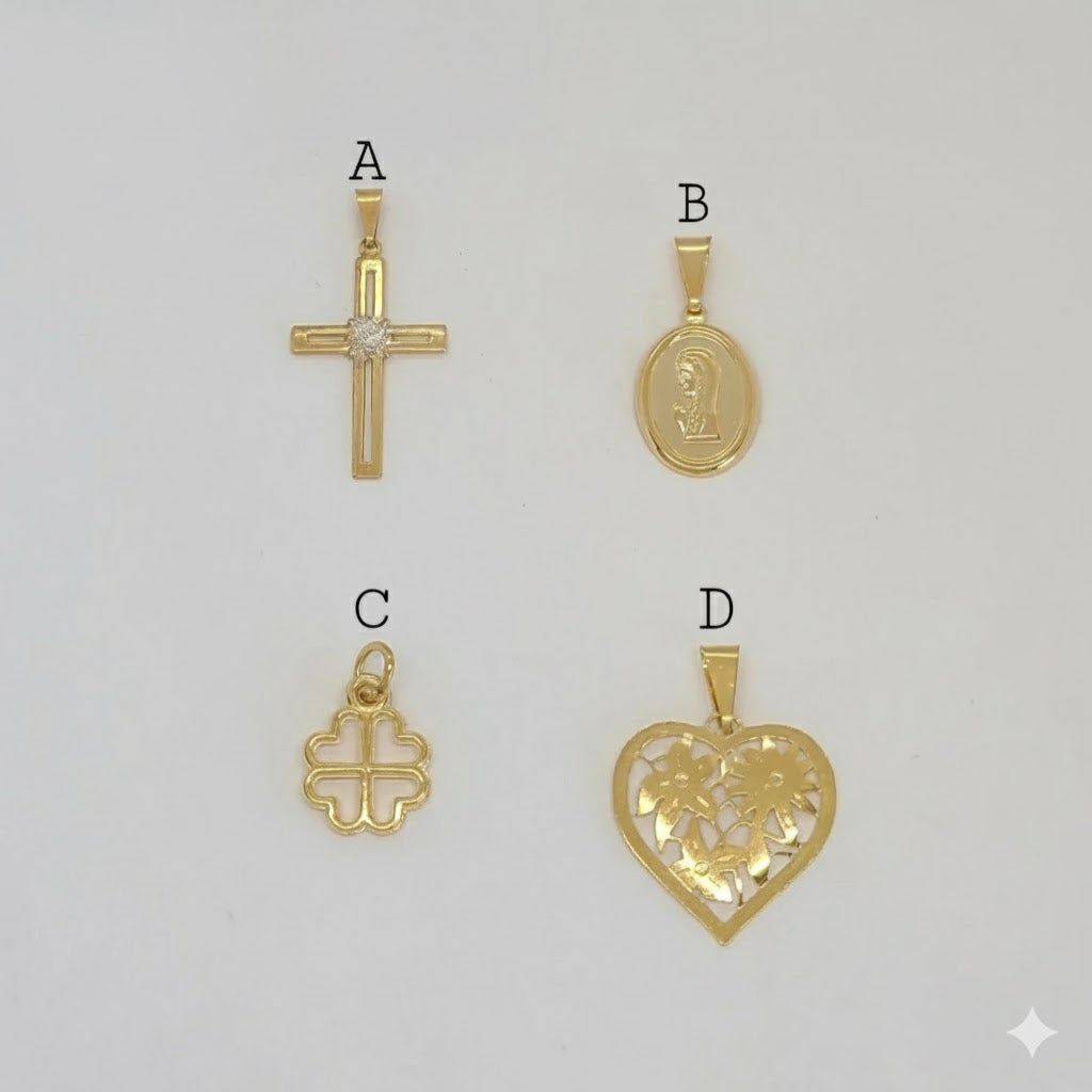 (1-2019) Laminado de Oro - Colgantes Pequeños - BGF