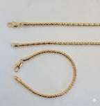 (1-6224) Laminado dorado - Juego de conectores de tubo - BGO