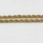 (4-3215) Cadena de eslabones de cuerda de acero inoxidable de 4,5 mm.