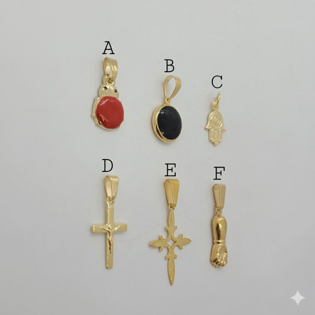 (1-2018) Colgantes de laminado dorado - BGF