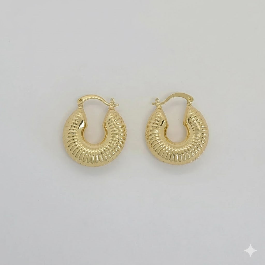 (4-2109) Stainless Steel - Chunky Hoops.