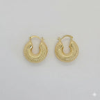 (4-2109) Stainless Steel - Chunky Hoops.