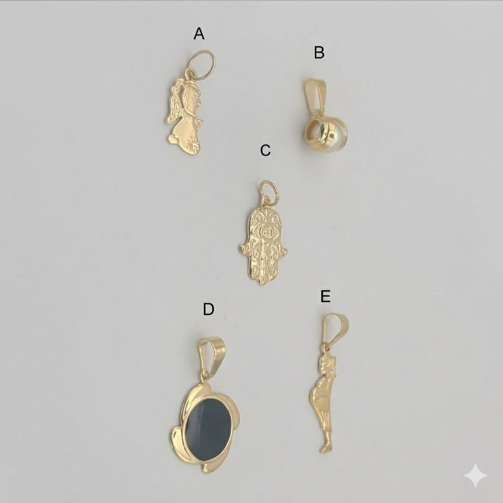 (1-2006) Colgantes de laminado dorado - BGF