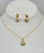 (1-6449-1) Laminado dorado - Juego de estilo gota - BGF