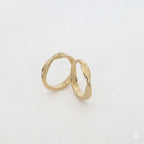 (1-3008-3) Laminado de oro - Anillo trenzado - BGF