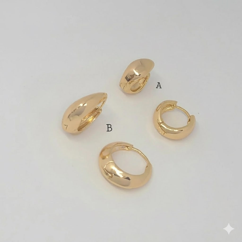 (1-2516) Aros Laminado Oro - BGO