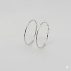 (4-2165) Stainless Steel - Plain Hoops.