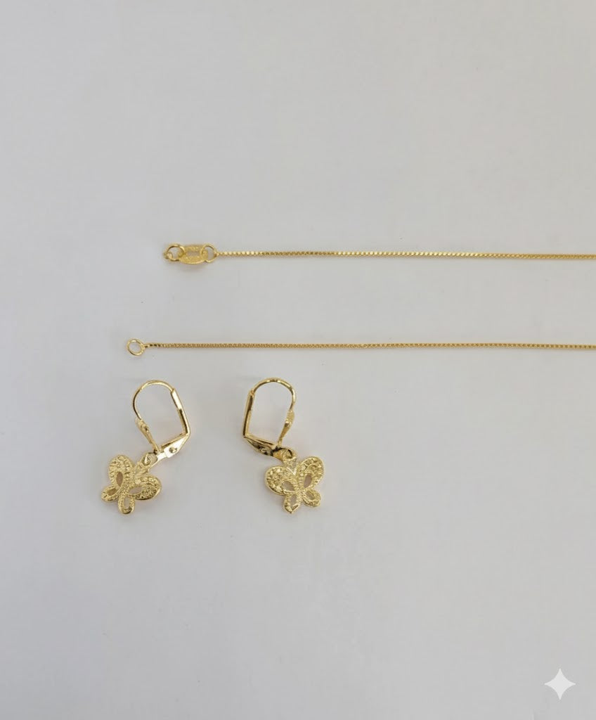 (1-6517) Laminado Dorado - Juego Mariposa - BGF