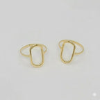 (1-3028-1) Gold Laminate - Thin Oval Ring - BGF