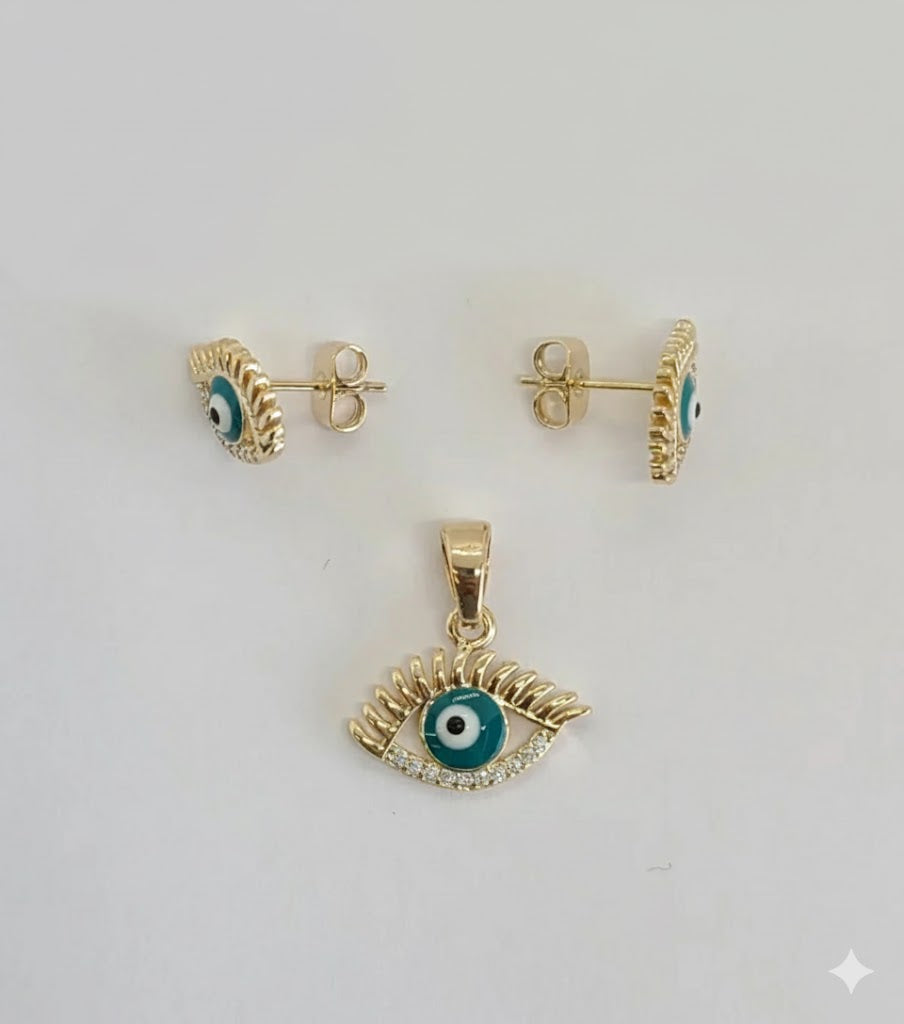 (1-6120) Laminado dorado - Juego de ojos - BGO