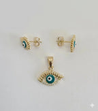 (1-6120) Laminado dorado - Juego de ojos - BGO