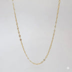 (1-1516) Cadena de eslabones estilo marinero alternativa laminada en oro de 2,3 mm - BGF