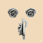 (2-6501) Plata de Ley 925 - Conjunto Rosa.