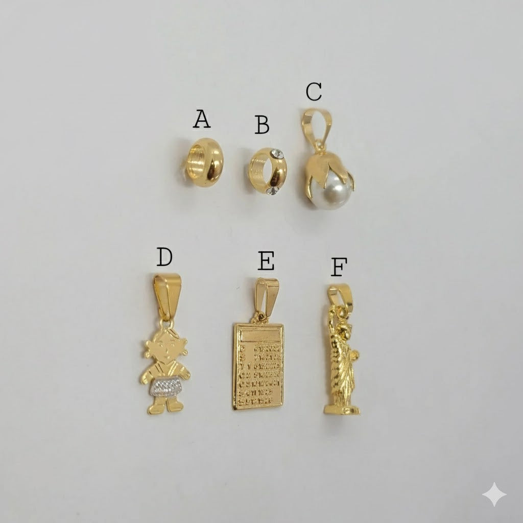 (1-2026-1) Colgantes de laminado dorado - BGF