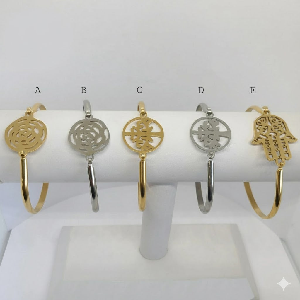 (MBRA-08-H) Acero inoxidable - Brazalete