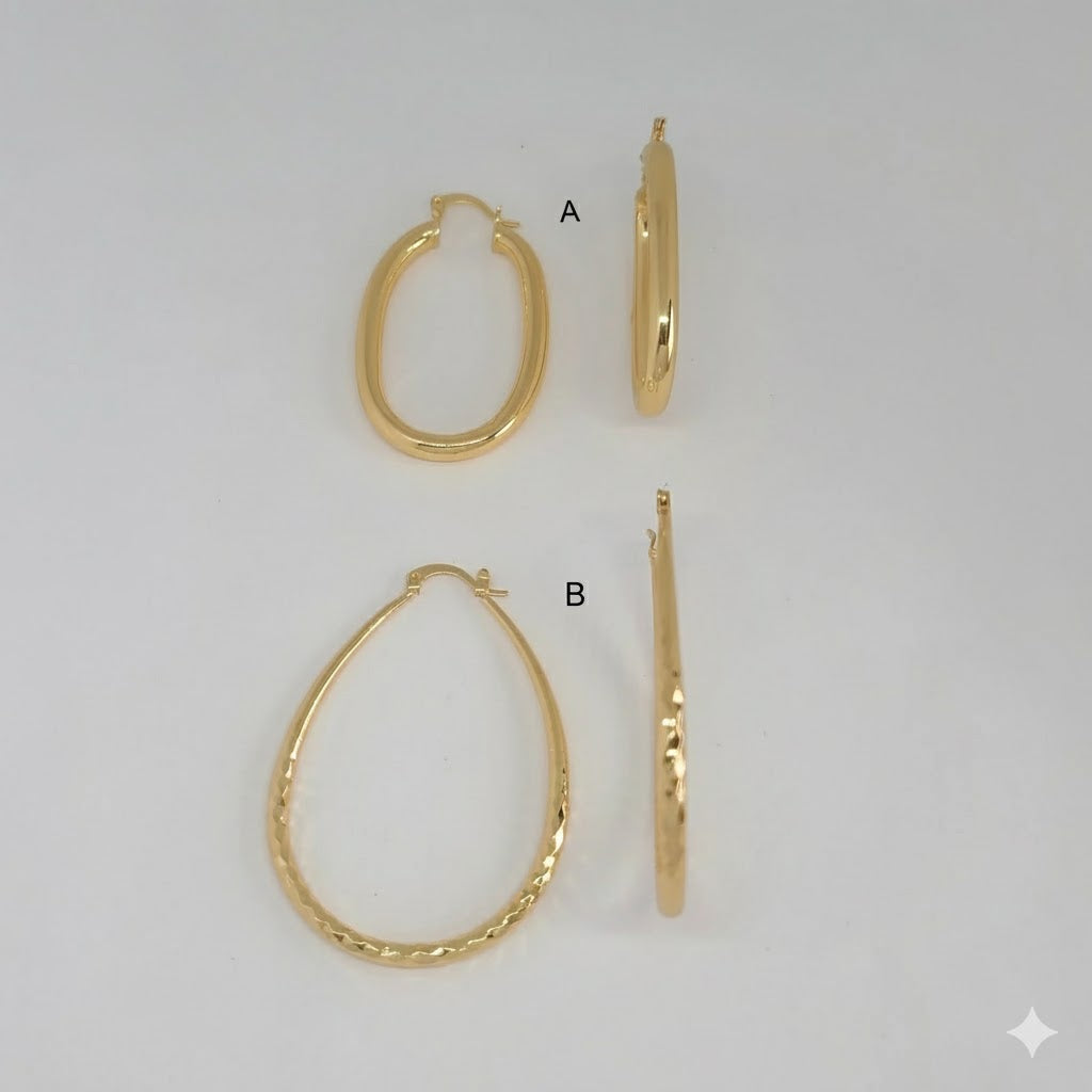 (1-2612-1) Aros Laminado Oro - BGO