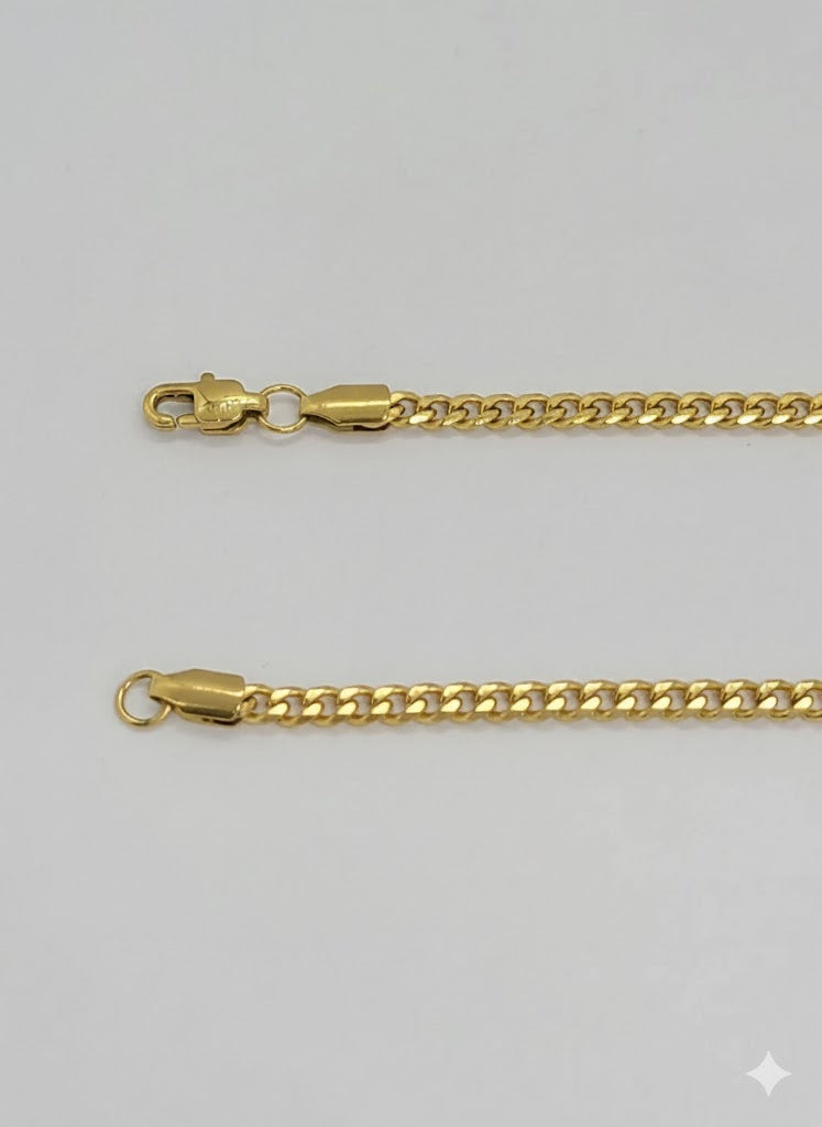 (4-3172) Cadena de eslabones de acero inoxidable de 3,5 mm.