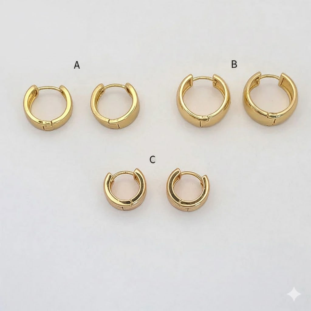 (1-2515) Laminado dorado - Huggies lisos - BGO