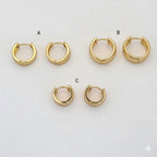 (1-2515) Laminado dorado - Huggies lisos - BGO