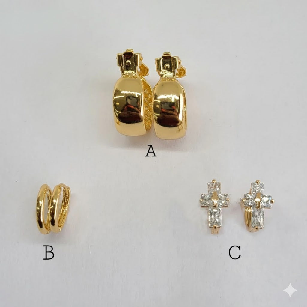 (1-2510) Huggies laminados en oro - BGO