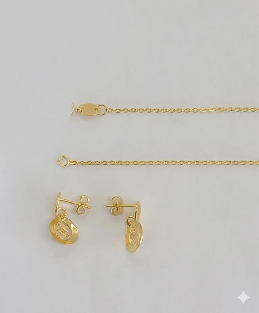 (1-6449-1) Laminado dorado - Juego de estilo gota - BGF