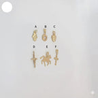 (1-2023-2) Laminado de oro - Colgantes rellenos de oro - BGF