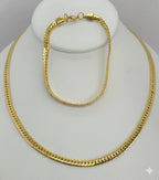 (4-7121) Juego de eslabones de acero inoxidable para hombre, de 5 mm.