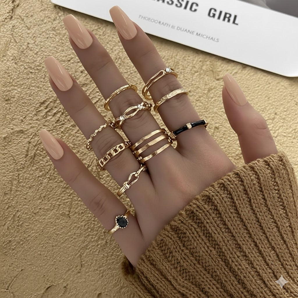 73 Pcs Gold Jewelry Set with 6Pcs Layered Necklace, 11 Pcs anklet and 7Pcs Earring Ear Cuff,12Hoop Earrings ,15pcs Rings,21pcs stud earrings Jewerly set for Women Pack for Friendship Party Gift