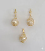 (1-6249) Laminado Dorado - Juego de Perlas - BGF