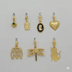 (1-2009) Colgantes de laminado dorado - BGF