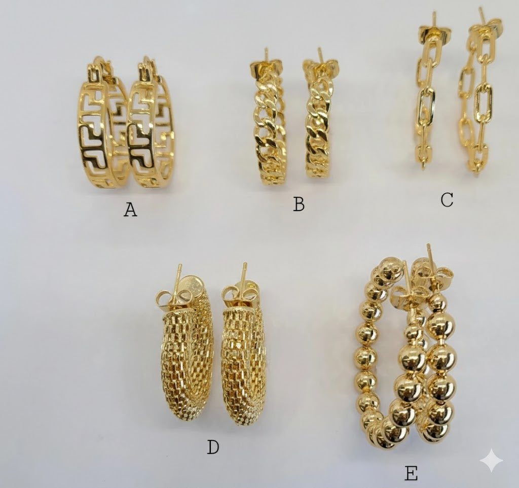 (1-2723-1) Aros Laminado Oro - BGO