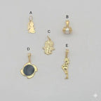 (1-2006) Colgantes de laminado dorado - BGF