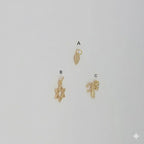 (1-2001-1) Laminado de oro - Colgantes pequeños - BGF