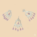 (2-6393) Conjunto Plata Ley 925 - Circonitas.