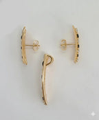 (1-6362) Laminado de oro - Juego de circón - BGO