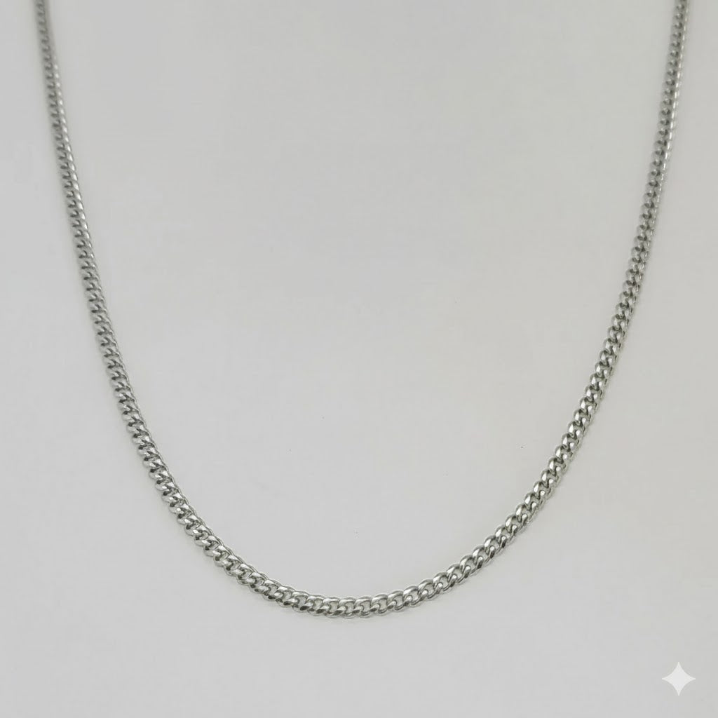 (4-3171-1S) Stainless Steel - 3mm Curb Link Chain.