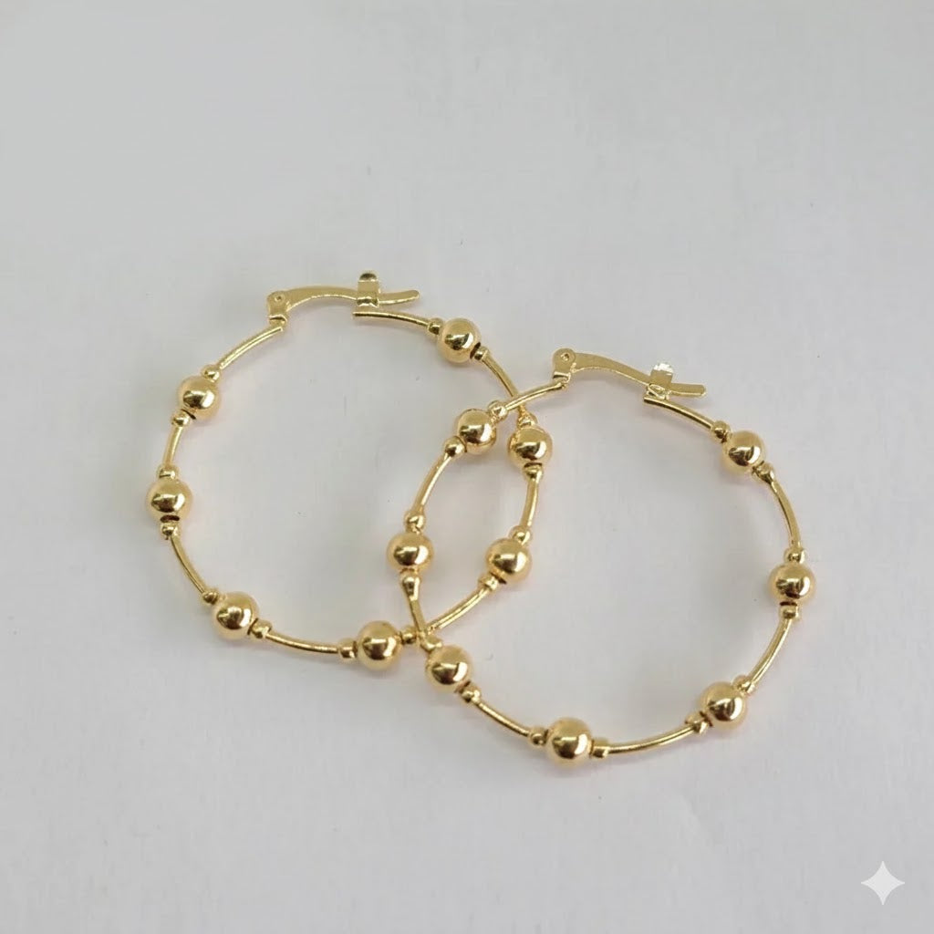 (1-2902) Laminado Dorado - Aros y Pelotas - BGF