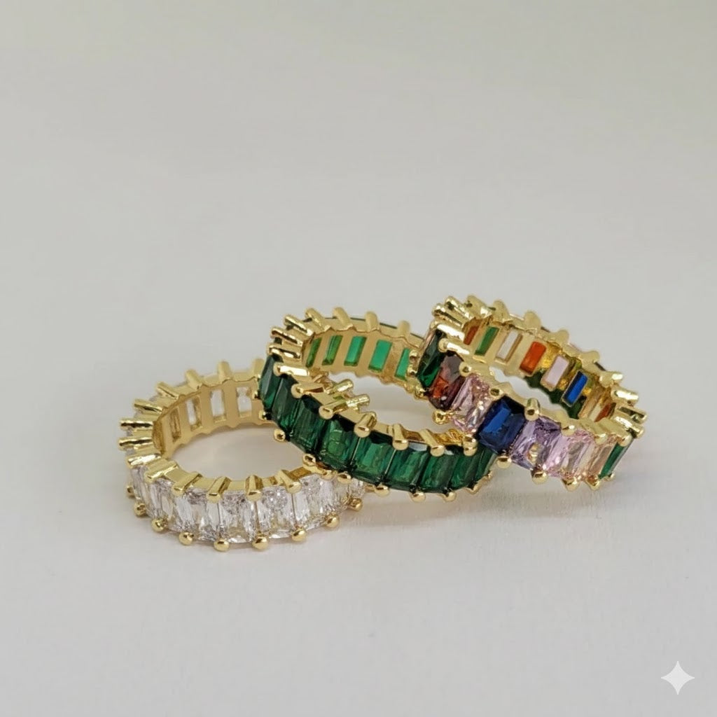 (1-3131) Gold Laminate - Eternity Ring - BGO