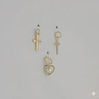 (1-2006-1) Colgantes de laminado dorado - BGF