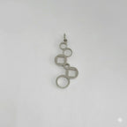 (4-2010 Acero inoxidable - Colgantes tallados.