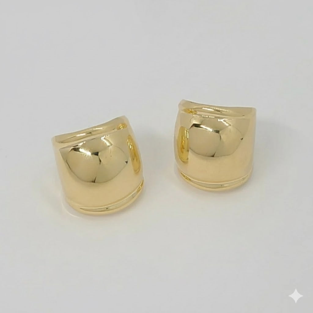 (1-3016-1) Anillo de cúpula laminado en oro - BGF