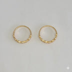 (1-3005) Anillo de Estrella y Luna Laminado en Oro - BGF