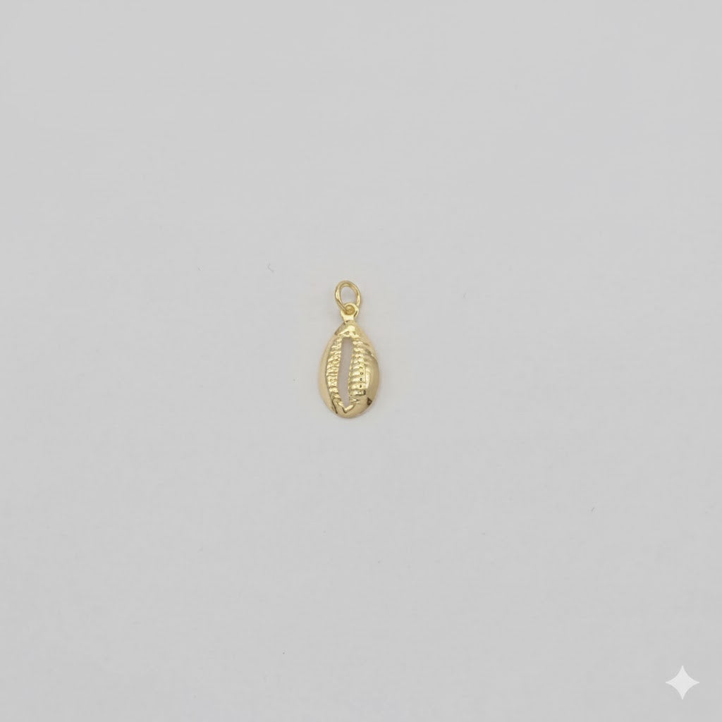 (1-2014-1) Laminado de oro - Colgante de concha pequeña - BGF