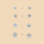 (2-3031) Pendientes de plata de ley 925 con circonitas. 