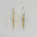 (4-2378) Acero inoxidable - Colgantes de cruz.